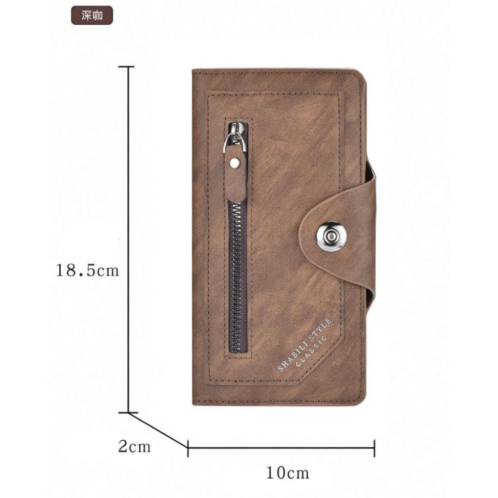 台灣現貨 隔日到貨 男士皮包 長夾 大容量商務卡片包男款高級感時尚 錢包 個性潮流手拿包 包-細節圖2