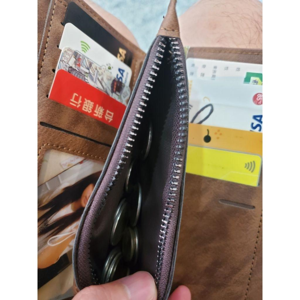 台灣現貨 隔日到貨 男士皮包 長夾 大容量商務卡片包男款高級感時尚 錢包 個性潮流手拿包 包-細節圖8