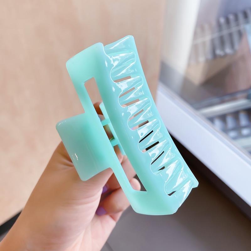 台灣現貨 彈力髮圈桶 美人魚電話線髮圈 髮夾 鯊魚夾 盤頭髮 洗頭髮夾 哈夾 洗臉髮夾 抓夾子 夾-細節圖3