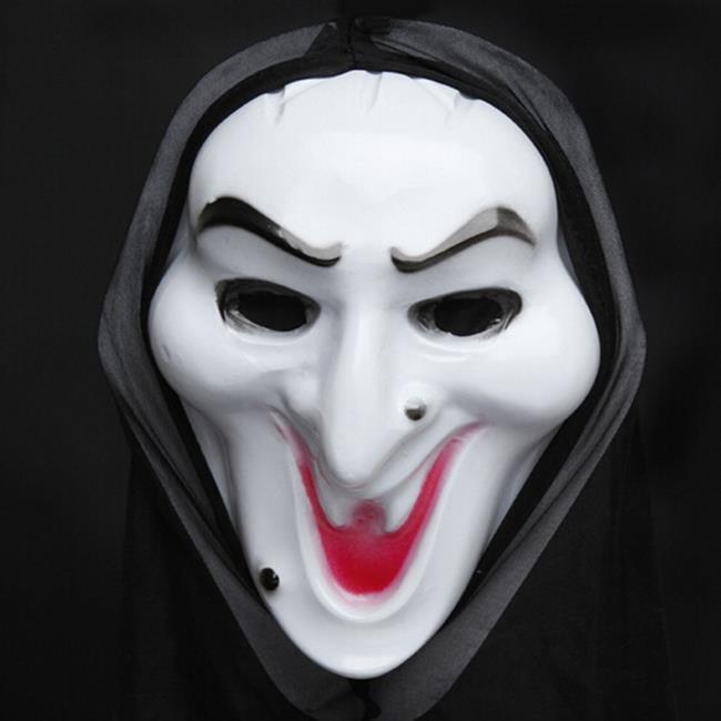 台灣現貨 瘋狂萬聖節 骷髏面具 鬼面具 聖誕節 角色扮演尖叫面具-細節圖3