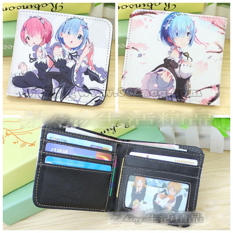 台灣現貨 芙莉蓮 刀劍神域 桐人 雷姆 約會 從零開始異世界生活 轉生史萊姆  動漫 短夾  零錢 皮夾 皮包 錢包-細節圖4