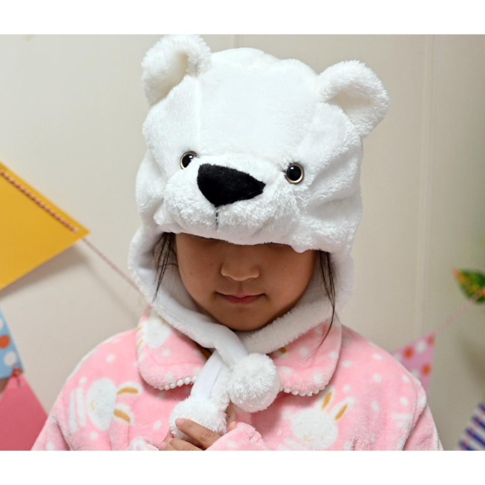 台灣現貨 動物頭套 大象 白熊 獅子 鴨子 綿羊 猴子 鴨鴨 羊 牛 帽子 頭套  鯊魚松鼠 龍 帽子 禮物  表演道具-細節圖3