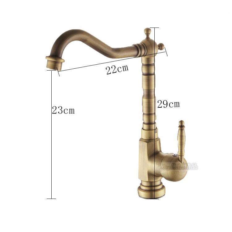 台灣現貨 歐式風格金冷熱共用 360度轉向 廚房水龍頭水龍頭高壓拉出彈簧雙出口廚房洗碗盆水槽冷水龍頭-細節圖3