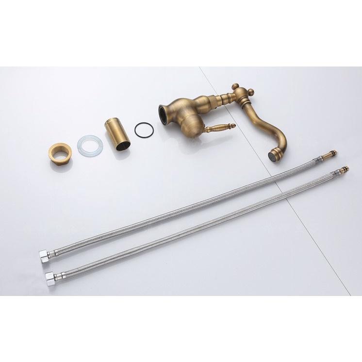 台灣現貨 歐式風格金冷熱共用 360度轉向 廚房水龍頭水龍頭高壓拉出彈簧雙出口廚房洗碗盆水槽冷水龍頭-細節圖8