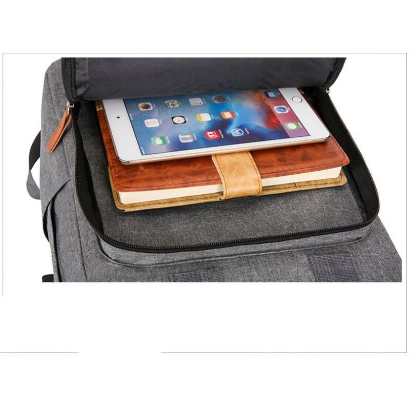 台灣現貨 【贈零錢包和小包，線 】減壓零負重 USB充電 後背包 男 筆電背包 背包 書包 電腦包包 商務背包-細節圖9