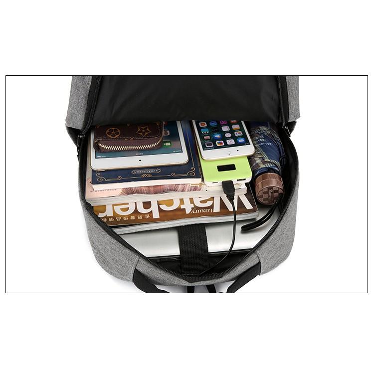 台灣現貨 贈零錢包和小包 線 減壓零負重【耳機孔+USB充電】後背包 男 筆電背包 背包 書包  電腦包包 商務背包-細節圖8