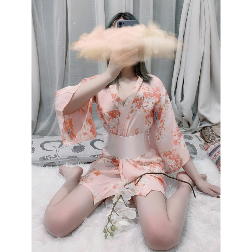 日本和服 高質量情趣內衣激情套裝透視騷性感三點式小胸日系和服制服誘惑女睡裙絲滑 現貨 精品用品SM情趣角色服-細節圖2