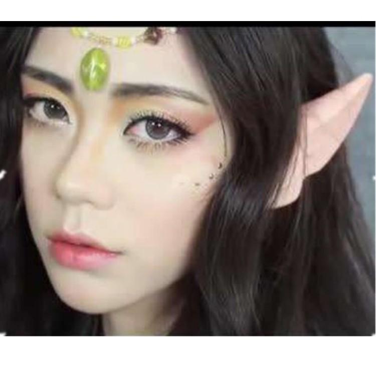 台灣現貨 精靈耳朵 妖精耳朵 cosplay 刀劍神域 亞絲娜 cosplay角色扮演 聖誕節萬聖節 吸血鬼-細節圖3