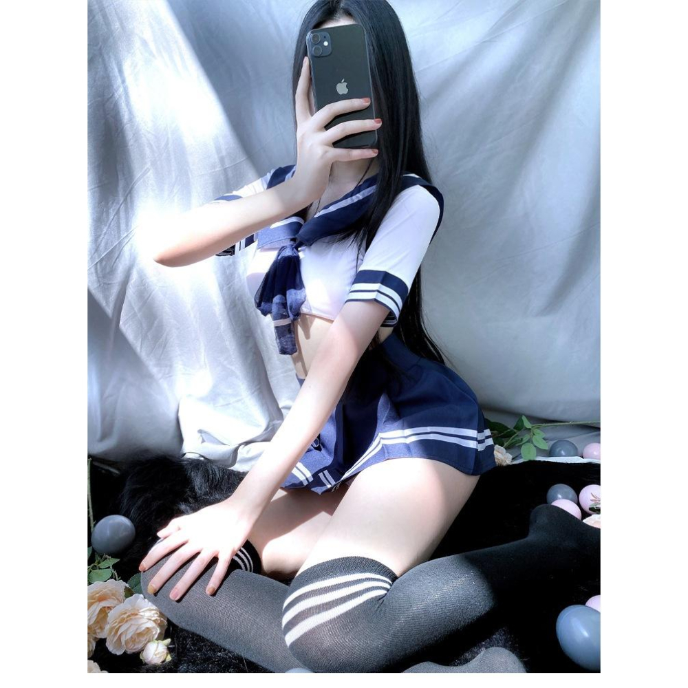 台灣現貨 水手服 角色扮演服學生服 女僕 情趣 女佣服 夜店cosplay服裝 情趣 派對表演服裝 情人節禮物-細節圖7