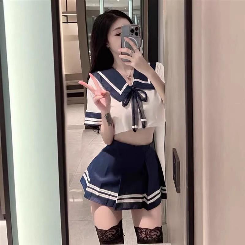 台灣現貨 水手服 角色扮演服學生服 女僕 情趣 女佣服 夜店cosplay服裝 情趣 派對表演服裝 情人節禮物-細節圖9