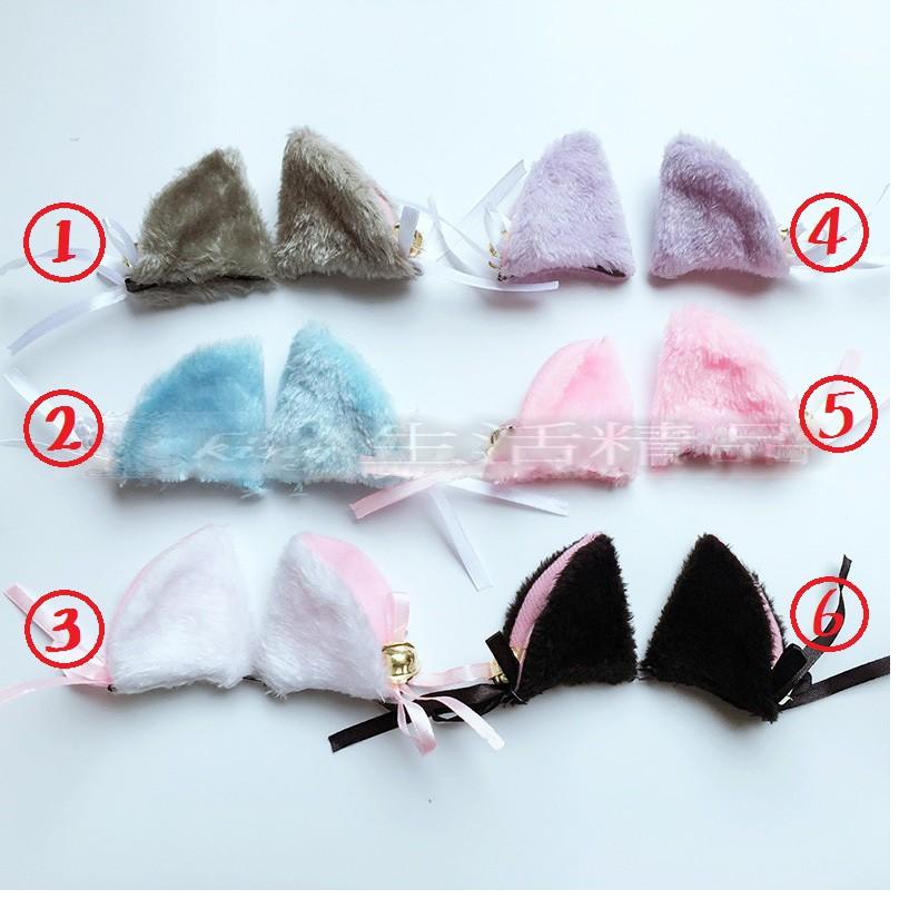 日系夾子鈴鐺貓耳 女僕貓娘飾品 動漫頭飾 貓耳朵 手套  熊爪 貓耳髮夾 貓耳朵/狐狸耳 cosplay 貓耳 造型髮夾-細節圖2