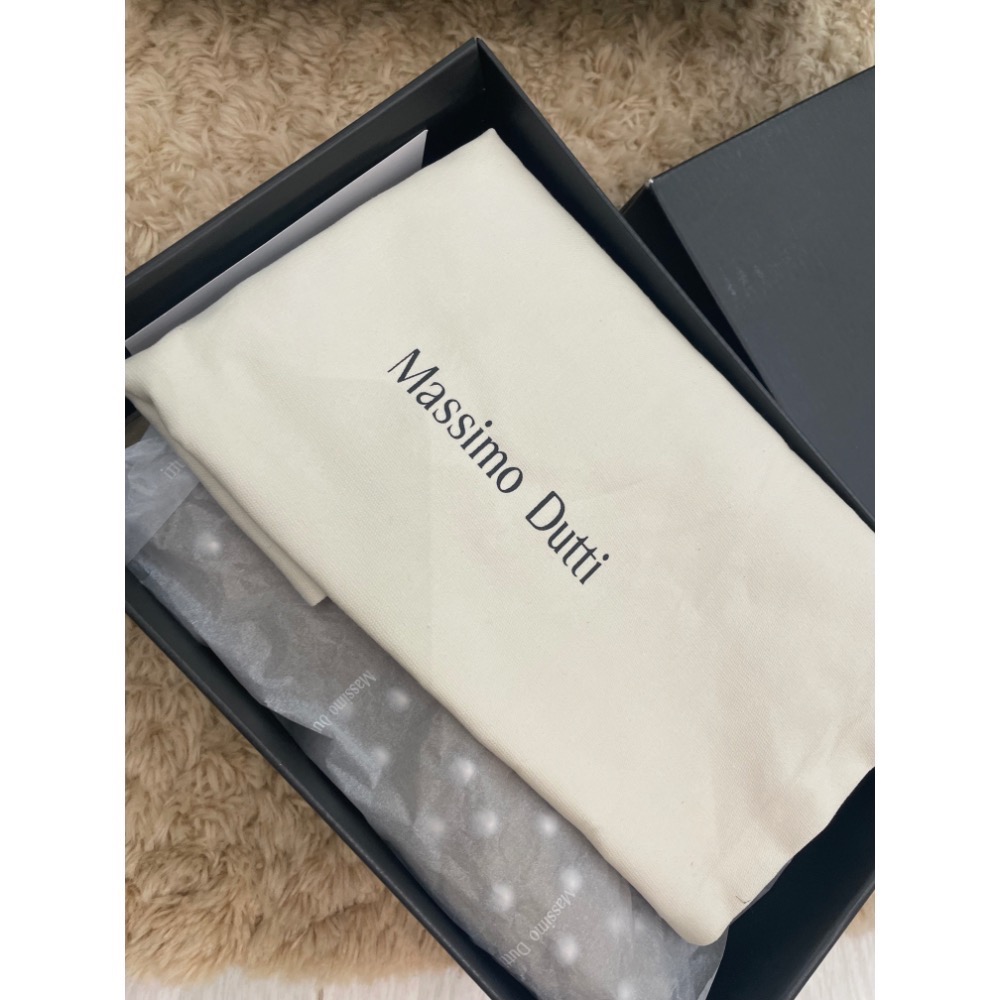 全新轉賣massimo dutti 鉚釘裝飾真皮平底芭蕾鞋 駝色現貨39號 massimodutti-細節圖10