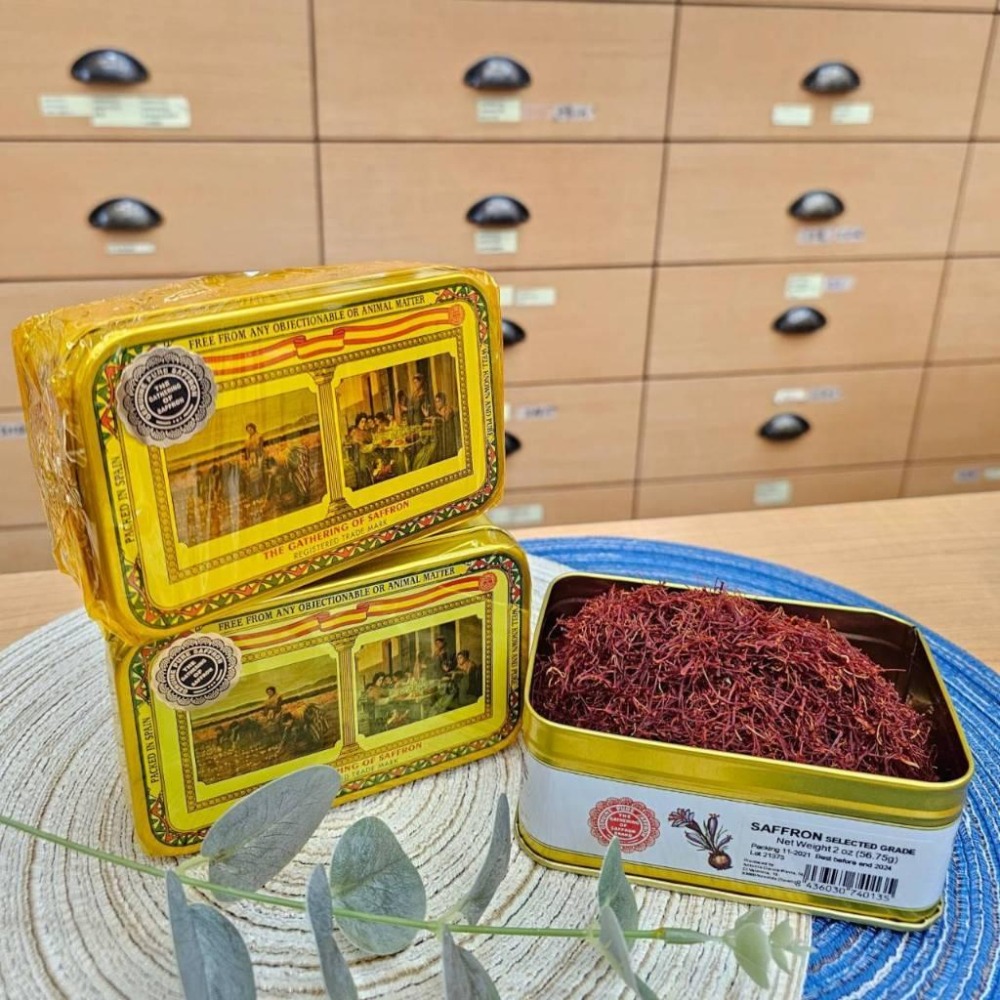 西班牙 官方認證 頂級 藏紅花｜鐵盒裝【詠晴中西藥局】特級藏紅花 番紅花 西紅花 紅花｜海鮮燉飯 香料 供佛 禮佛 舍利-細節圖3