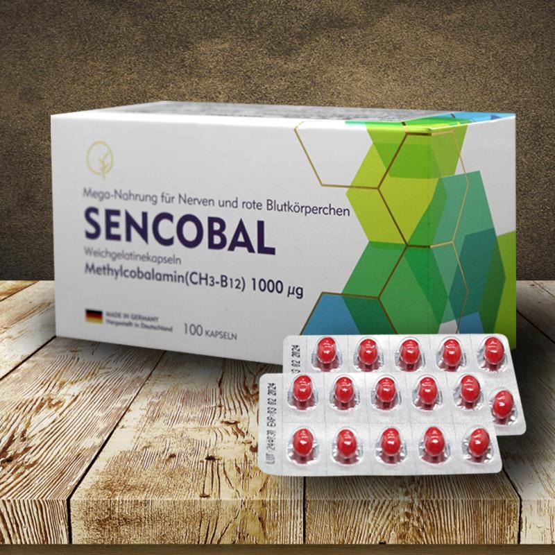SENCOBAL 聖可 軟膠囊 100粒/盒【詠晴中西藥局】甲基型 維生素 B12 高活性 好吸收 作用快 德國進口-細節圖4