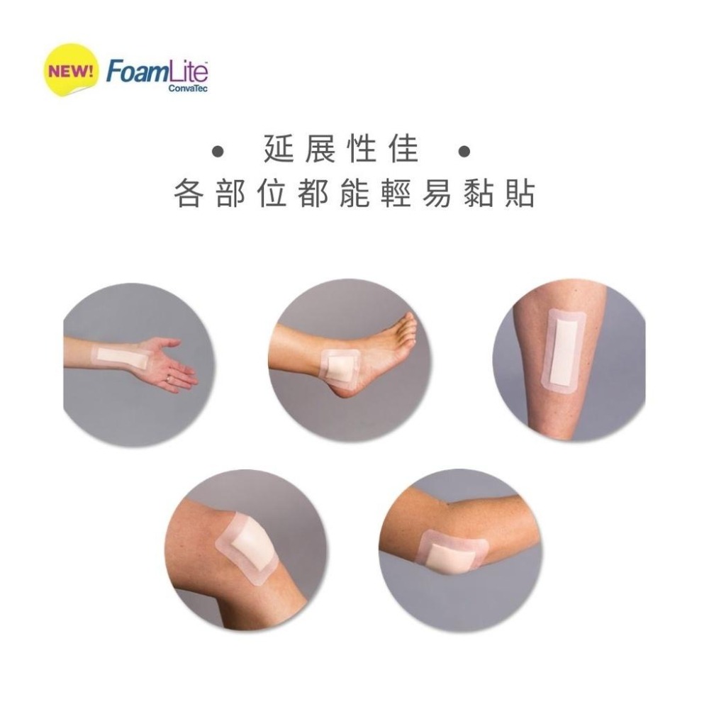 康威 輕柔矽膠泡棉敷料 FoamLife (滅菌) 8×8cm 單片售 | 傷口照護 癒合 阻隔細菌-細節圖4