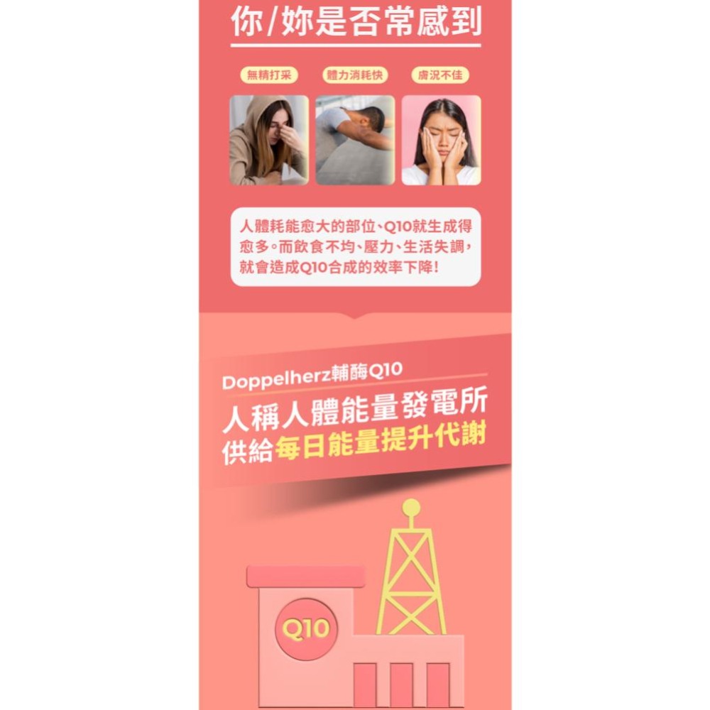 德之寶 輔酶 Q10軟膠囊 30粒/盒【詠晴中西藥局】德國多寶 雙心 Doppelherz 輔酶Coenzyme Q10-細節圖4