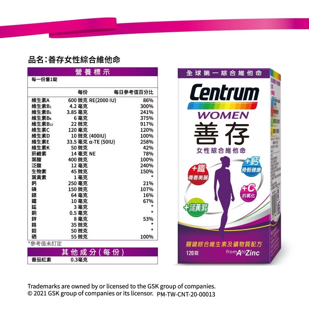 善存 男性｜女性 膜衣錠 65s/瓶【詠晴中西藥局】-細節圖5