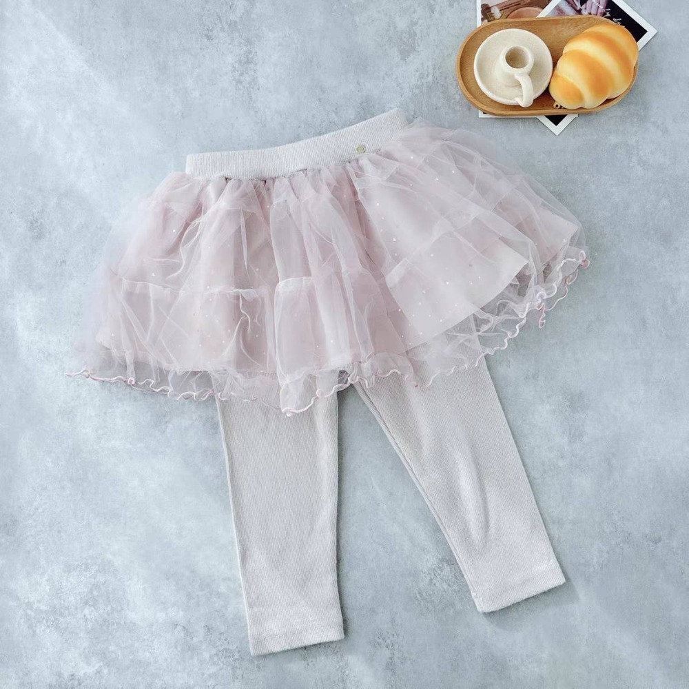 假兩件星星紗裙內搭褲/100/110/120-規格圖2