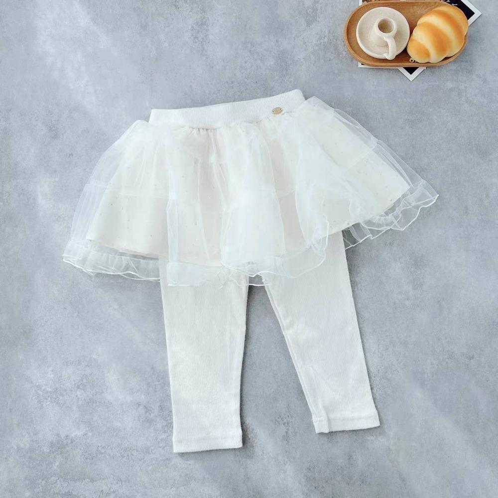 假兩件星星紗裙內搭褲/100/110/120-規格圖2