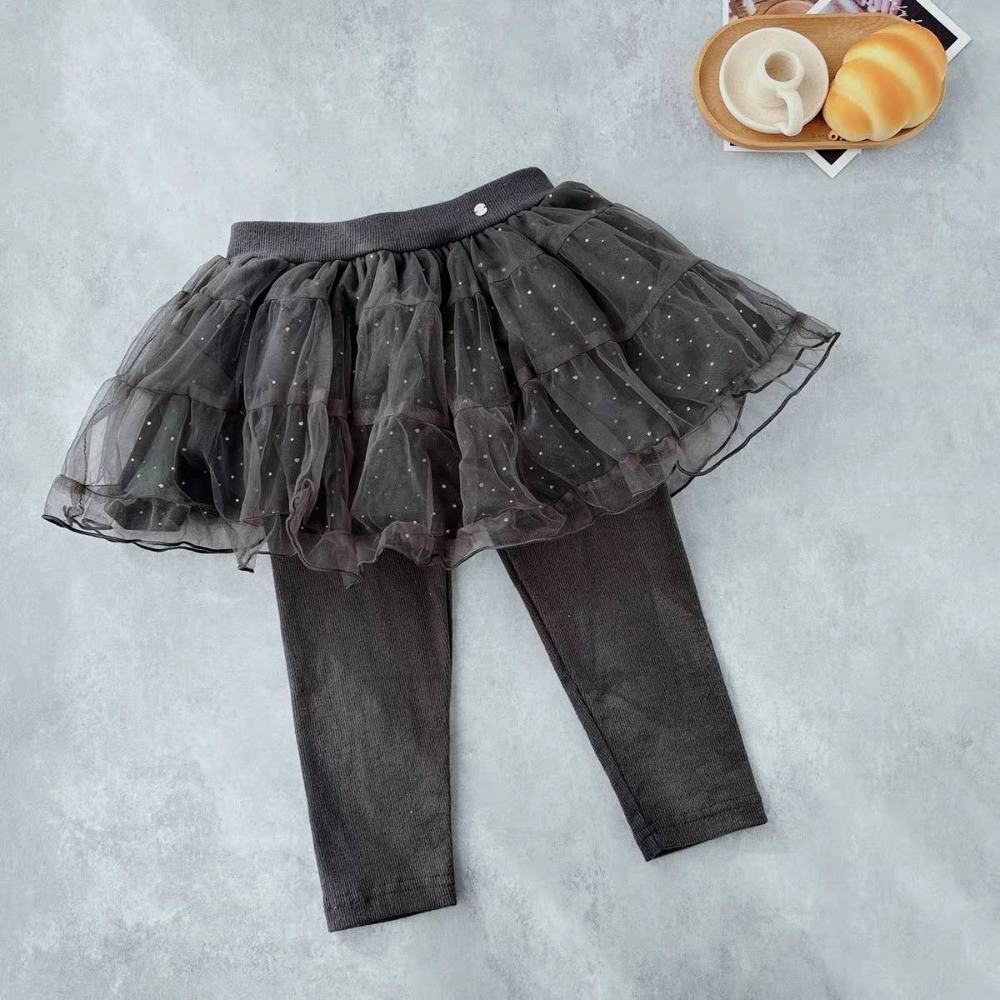 假兩件星星紗裙內搭褲/100/110/120-規格圖2