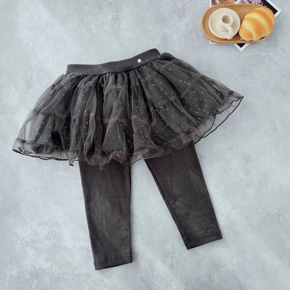 假兩件星星紗裙內搭褲/100/110/120-規格圖2