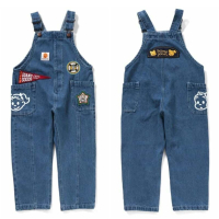 原田治吊帶牛仔褲/90/100/110/120