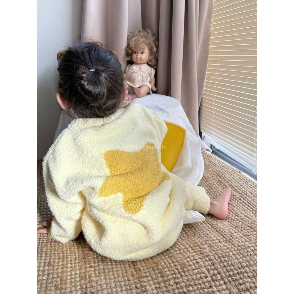 星星人水晶絨套裝/80/90/100/110/120-細節圖2