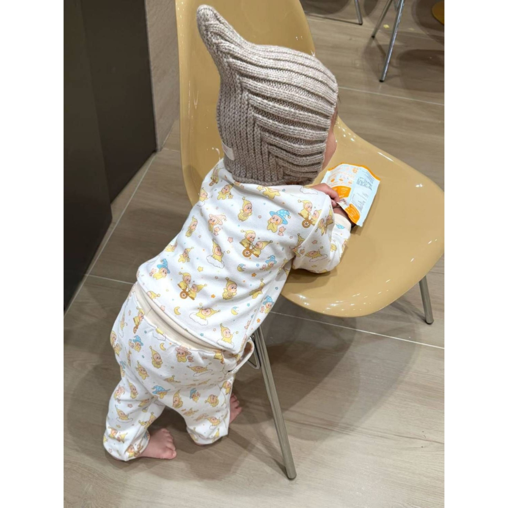 滿印星星人羊絨居家套裝/100/110/120-細節圖4