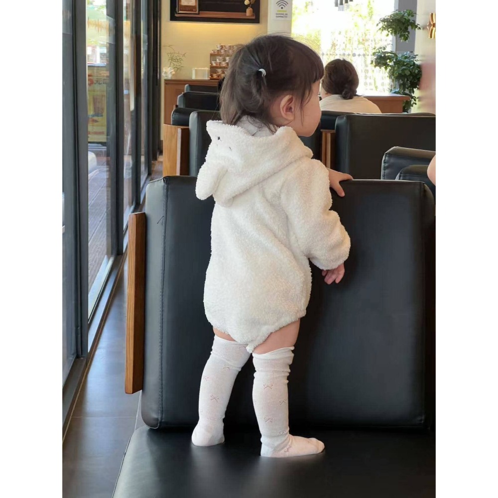 米菲兔造型連帽包屁衣/80/90/100-細節圖2