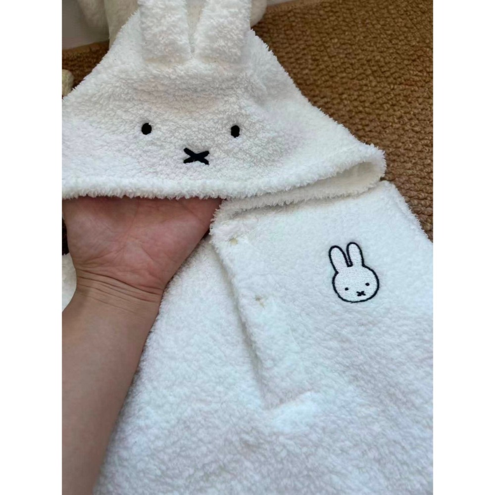 米菲兔造型連帽包屁衣/80/90/100-細節圖4