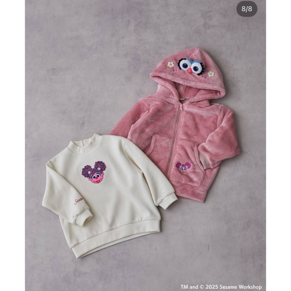 芝麻街立體造型連帽外套/100/110/120/130-細節圖5