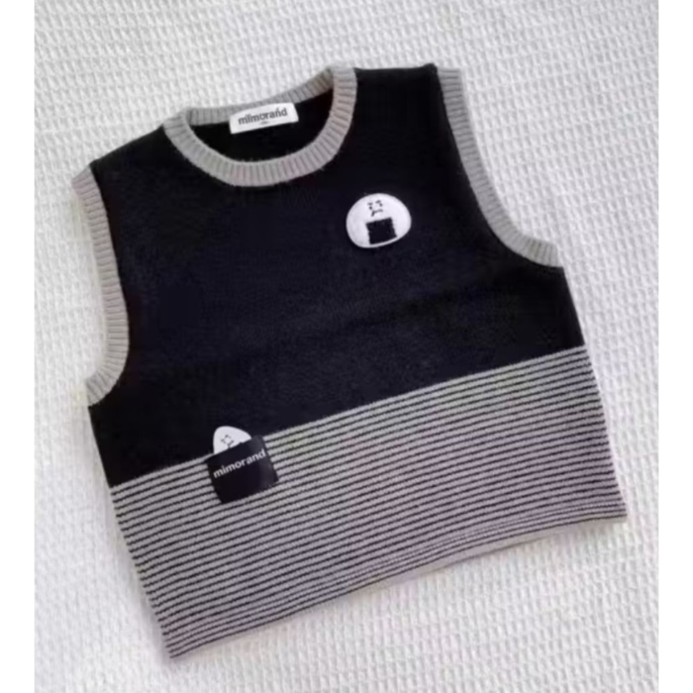 Mimorand飯糰針織背心/80-規格圖2