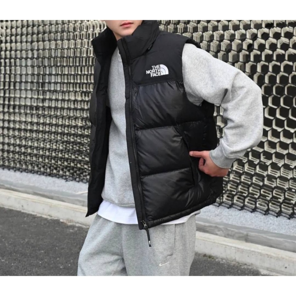 TNF黑色羽絨保暖背心/XL-細節圖2