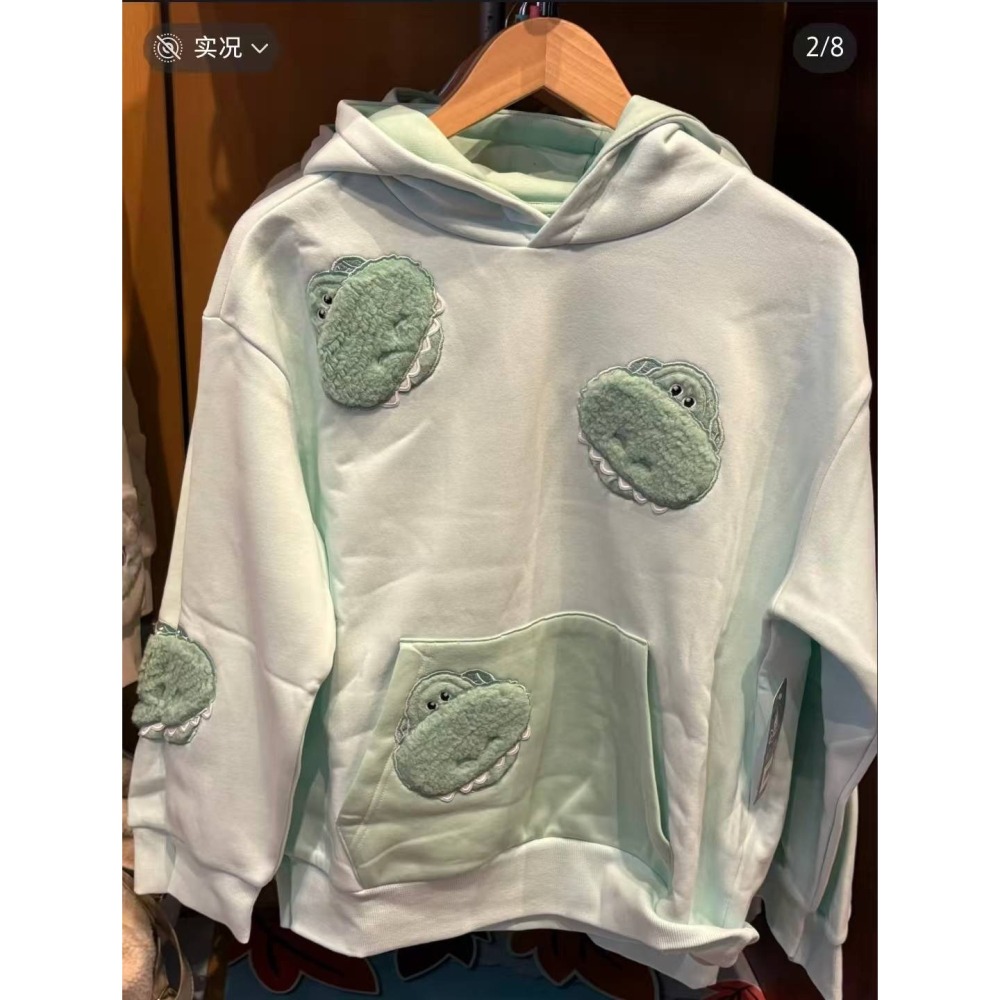 立體迪士尼連帽大口袋上衣/110/130/XL-細節圖4