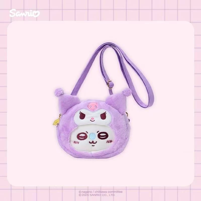 吉伊卡哇變裝三麗鷗斜背包 共5款-規格圖10