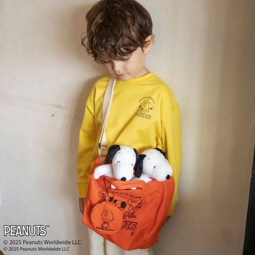 日單史努比帆布斜背包3色-規格圖11