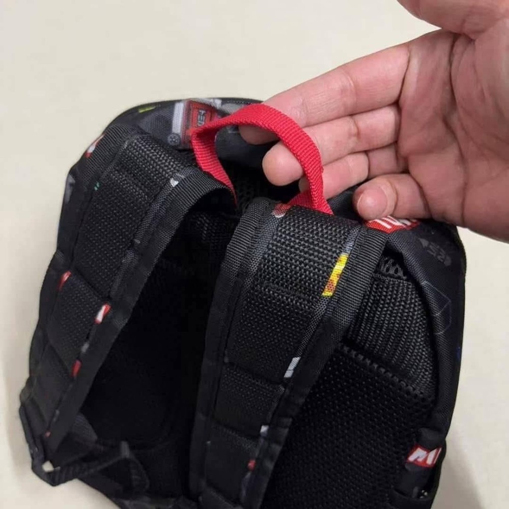 TOMICA滿印透明小口袋兒童後背包/黑色33*24*13cm-細節圖7