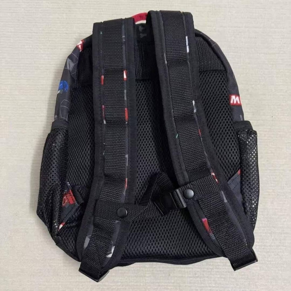 TOMICA滿印透明小口袋兒童後背包/黑色33*24*13cm-細節圖8