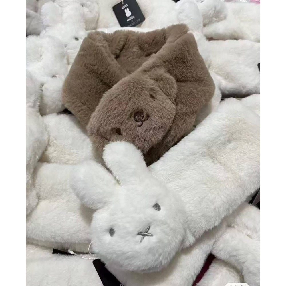 仿兔絨米菲圍巾/親子款-細節圖4