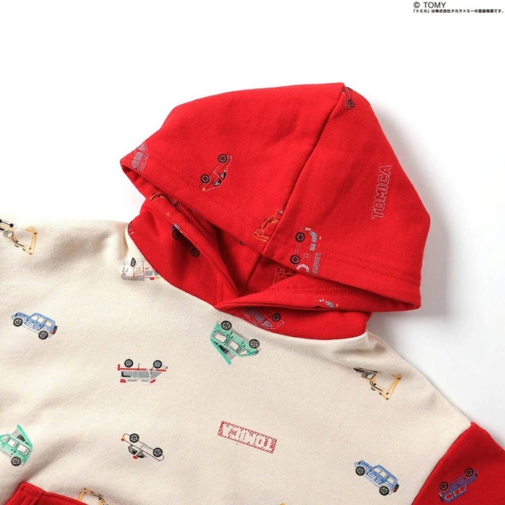 TOMICA連帽拼接滿印上衣/90/100/110/120/130/140-細節圖7