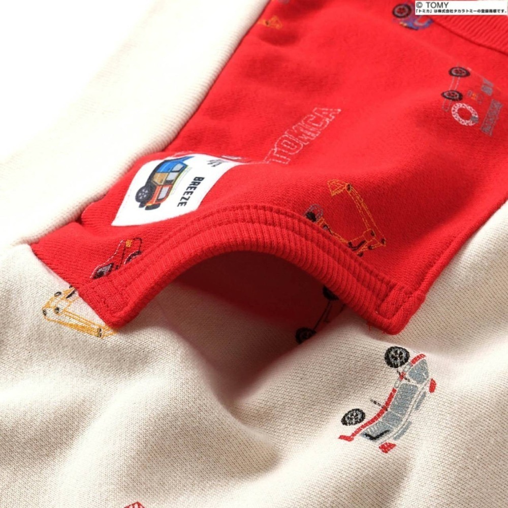 TOMICA連帽拼接滿印上衣/90/100/110/120/130/140-細節圖2