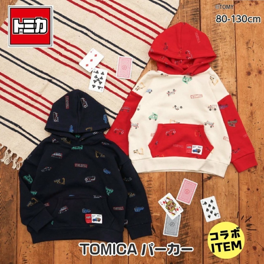 TOMICA連帽拼接滿印上衣/90/100/110/120/130/140-細節圖8