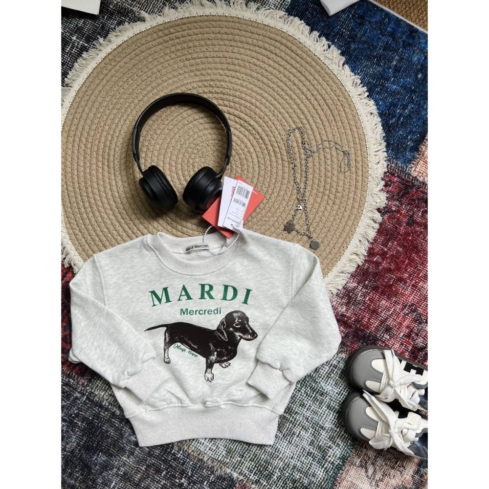 Mardi臘腸狗寬款版長袖上衣/90/100/110/120/M/L-細節圖3