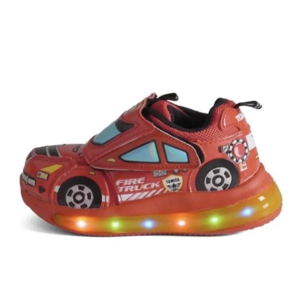 日單兒童公務車閃燈鞋亮燈鞋/消防車/警車-細節圖5