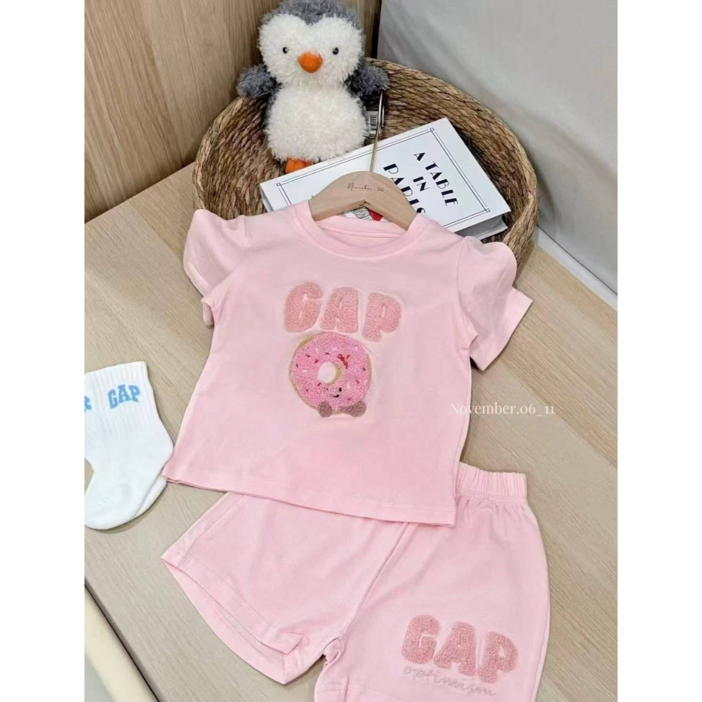 GAP立體毛巾繡套裝/90/100/110/120/130-細節圖4