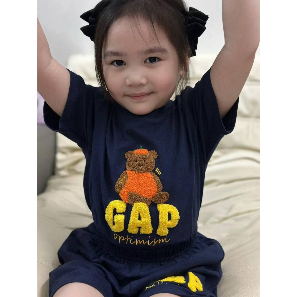 GAP立體毛巾繡套裝/90/100/110/120/130-細節圖7