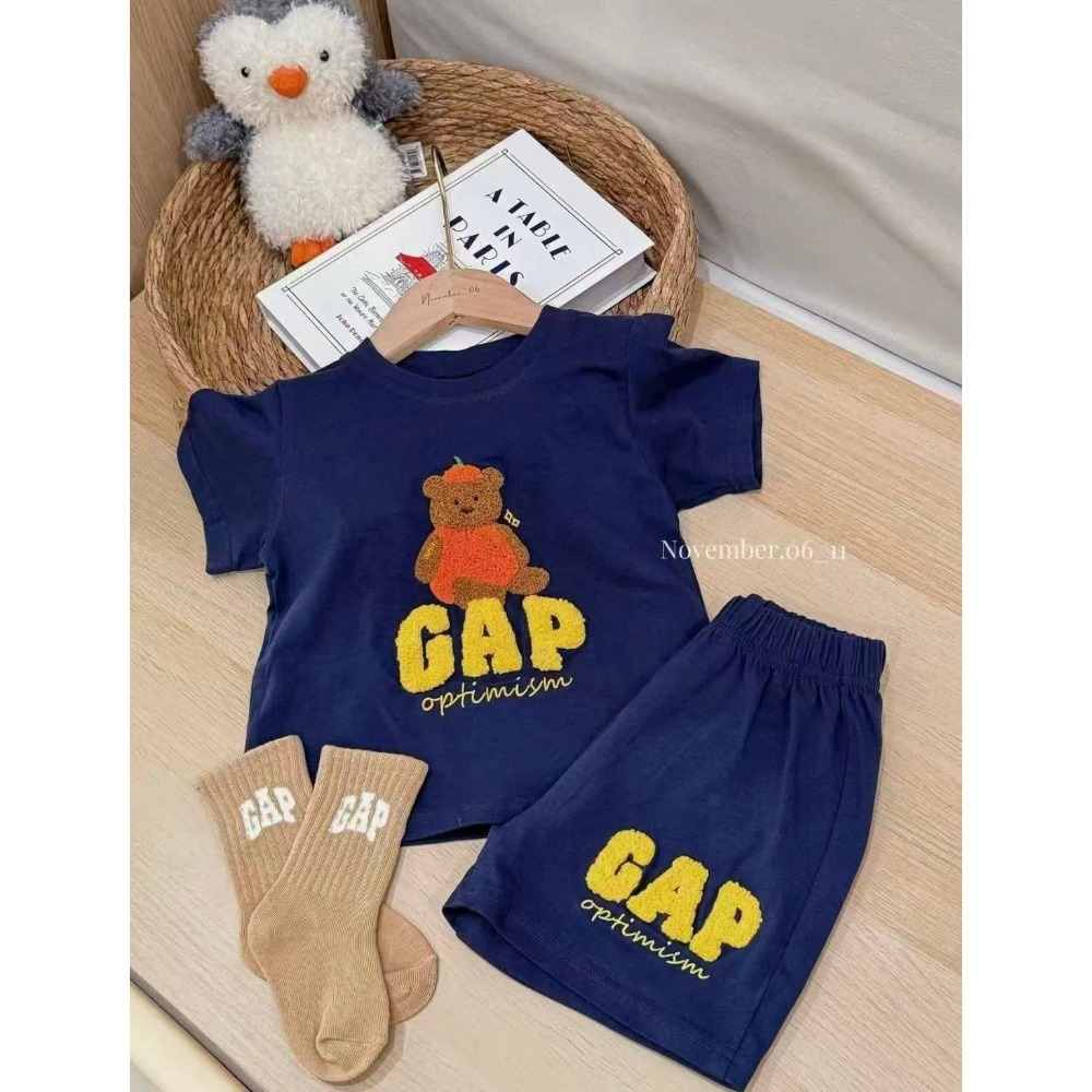 GAP立體毛巾繡套裝/90/100/110/120/130-規格圖11