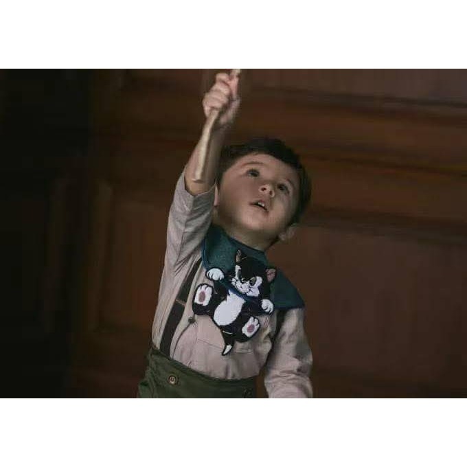 迪士尼明星人物造型圓領口水巾-細節圖11