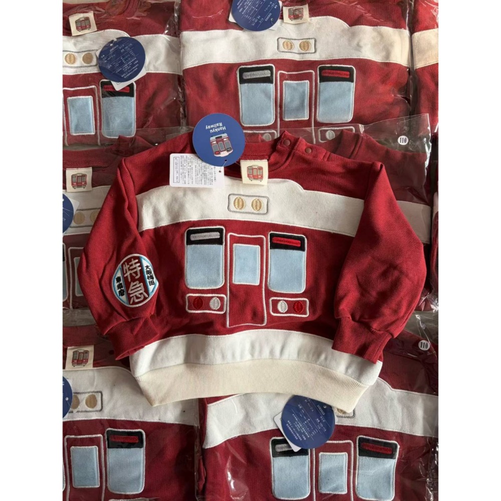 列車系列長袖上衣/90/100/110/120-細節圖2