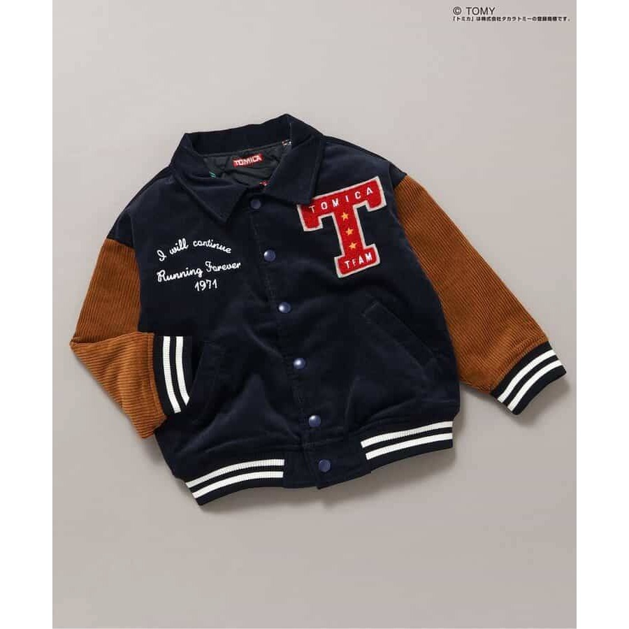 TOMICA多美卡車車重磅棒球外套/90-100/110-120/130-140-細節圖10